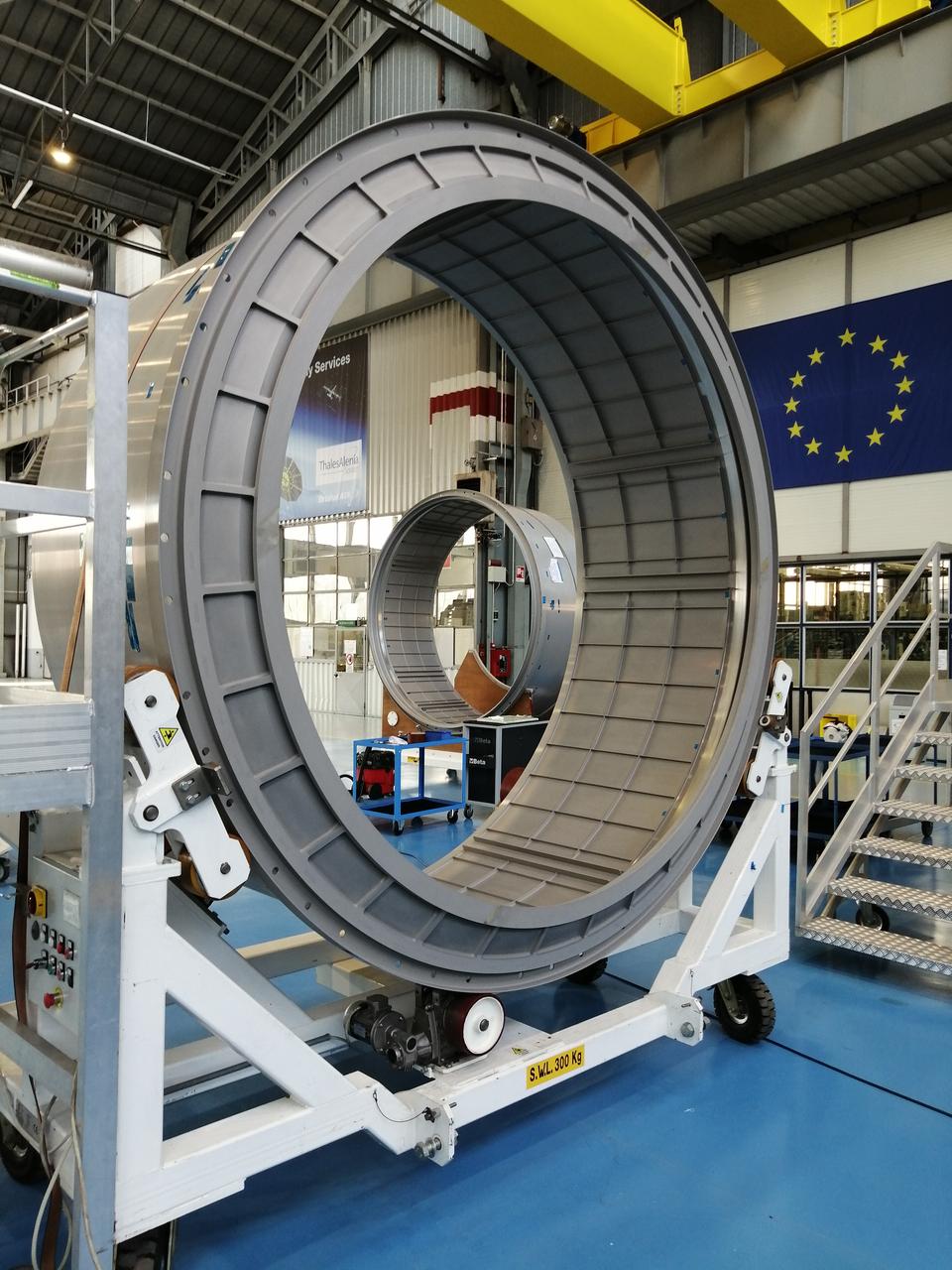 Northrop Grumman and subcontractor Thales Alenia Space complete fabrication work on the Habitation and Logistics Outpost (HALO) module, one of two of the Gateway Space Station's habitation elements where astronauts will live and work in lunar orbit during deep space Artemis missions. 